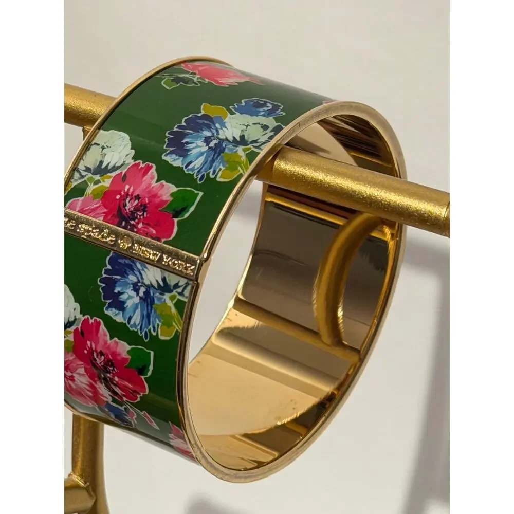 Kate Spade | Kelly Green - Spring Floral Bangle - Picture 1 of 4